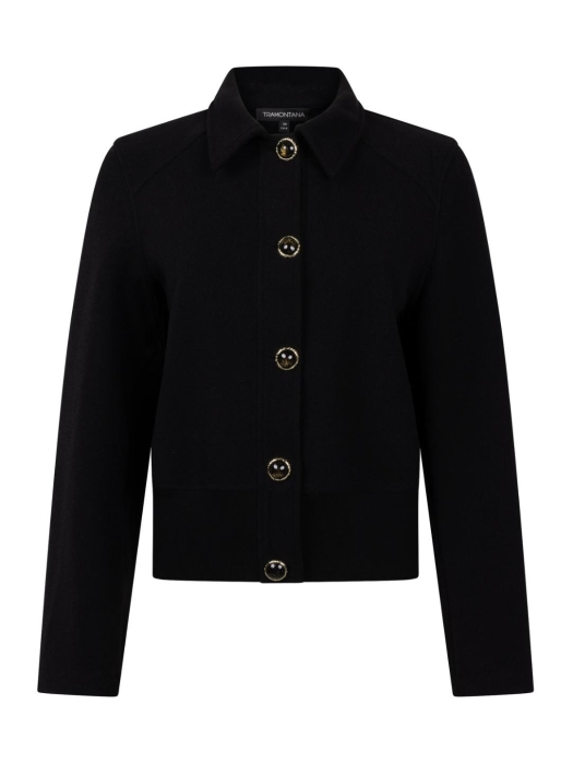 Tramontana Jacket Rib Bottom 009000 Black