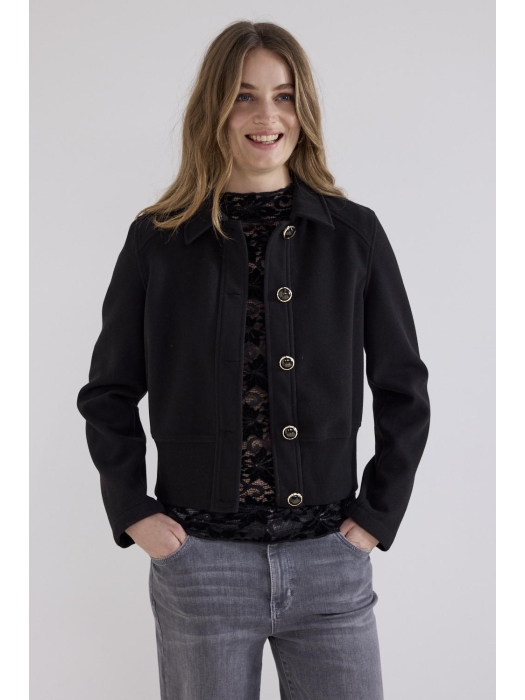 Tramontana Jacket Rib Bottom 009000 Black