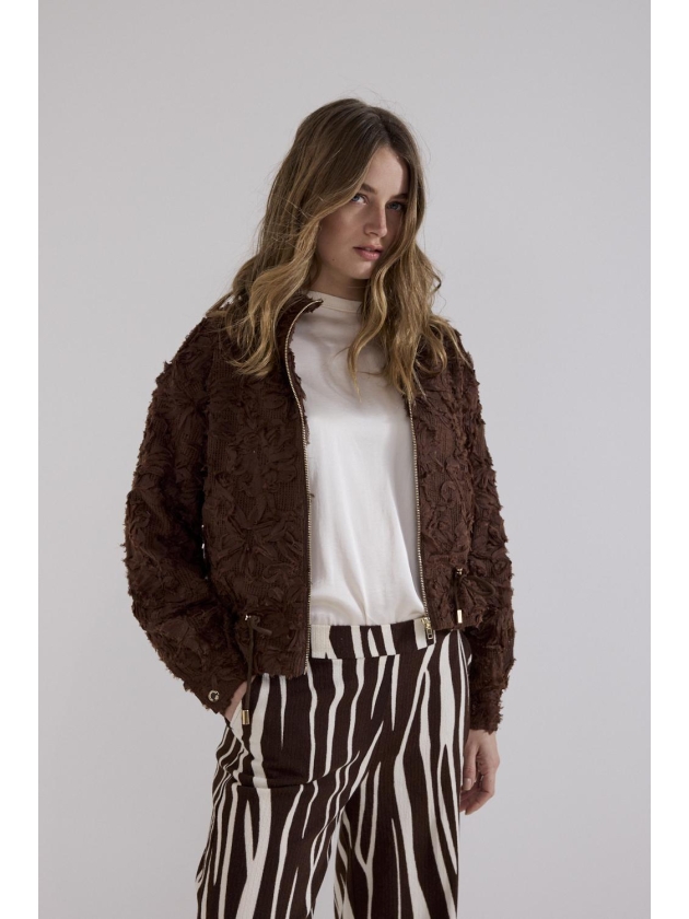 Tramontana Fancy Lace Jacket 002650 Chocolate