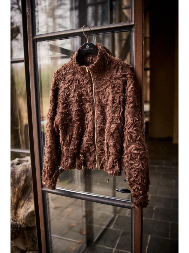 Tramontana Fancy Lace Jacket 002650 Chocolate
