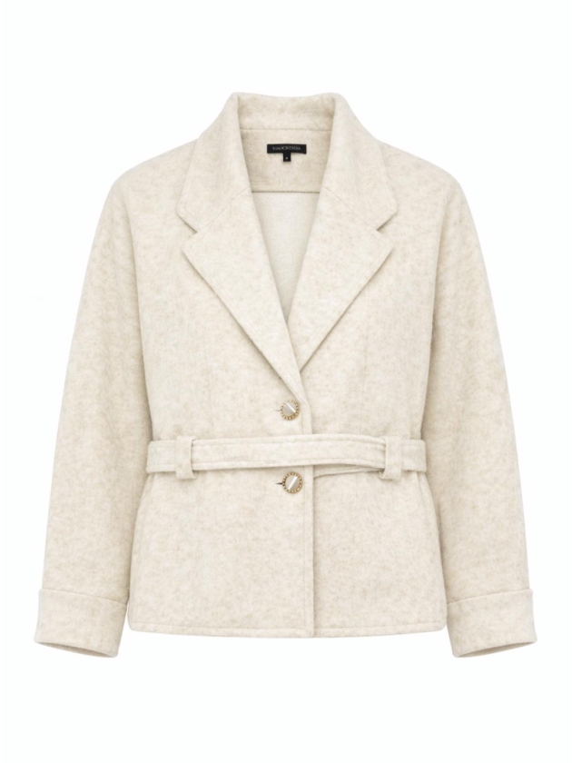 Tramontana Jacket Selffabric Belt 001350 Snow