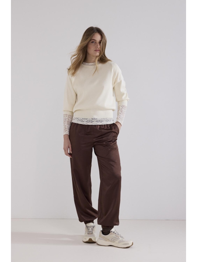 Tramontana Boat-Neck Jumper 001350 Snow