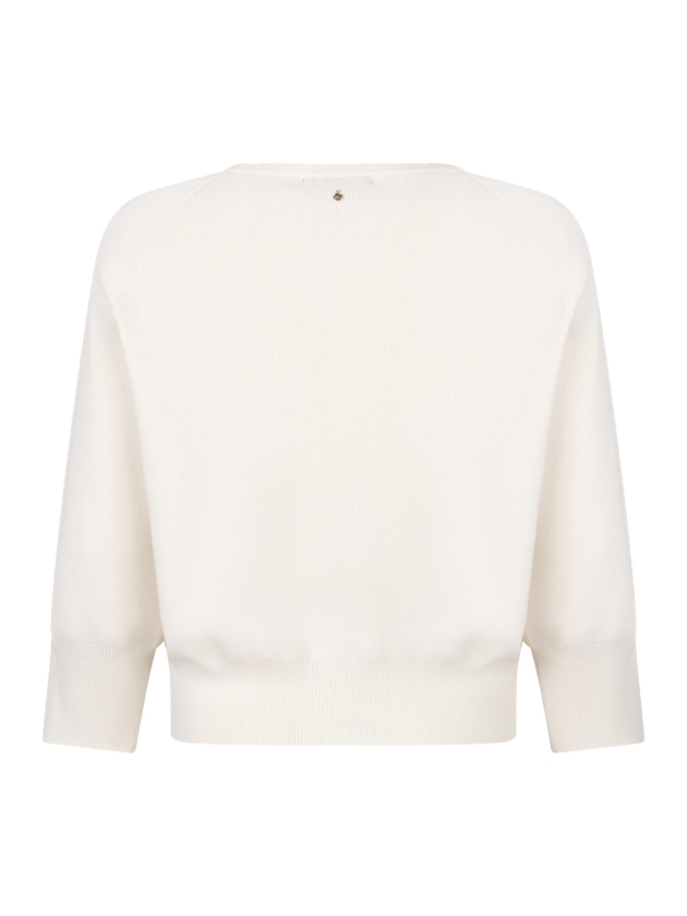 Tramontana Boat-Neck Jumper 001350 Snow