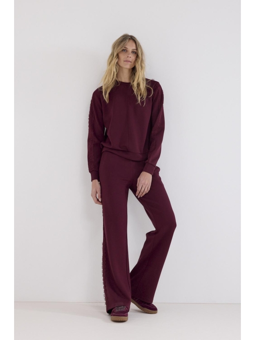 Tramontana Technical Sweat Jumper Lace 004580 Pomegranate