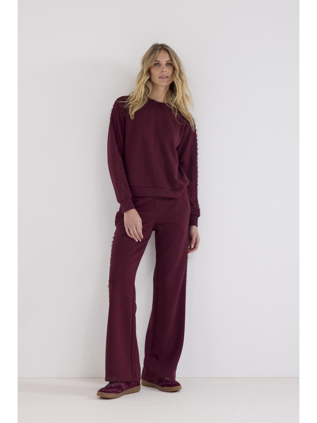 Tramontana Technical Sweat Jumper Lace 004580 Pomegranate