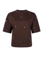 Tramontana Short-Sleeve Sweat Jumper 002650 Chocolate