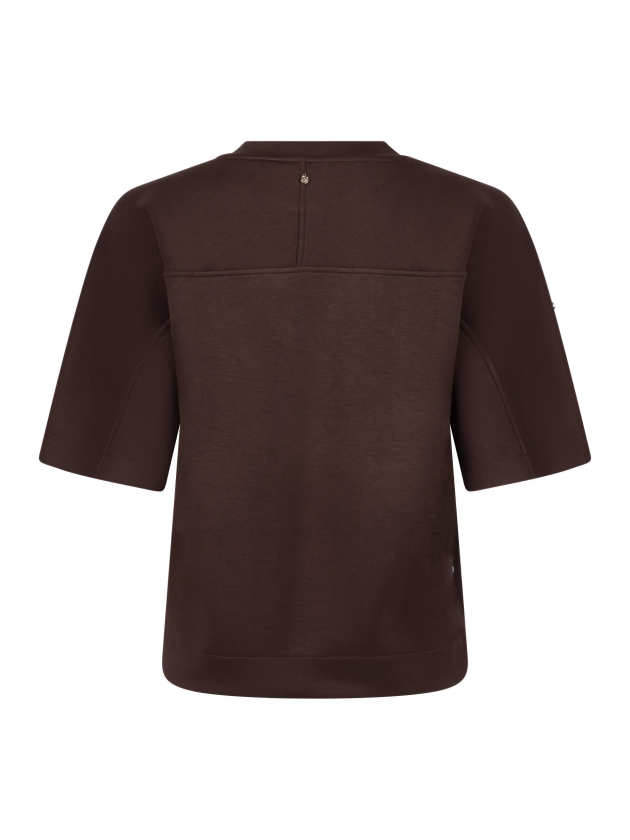 Tramontana Short-Sleeve Sweat Jumper 002650 Chocolate