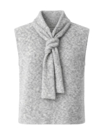 Tramontana Sleeveless Jumper Scarf 007041 Light grey melange