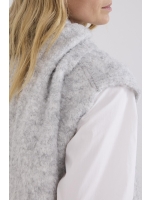Tramontana Sleeveless Jumper Scarf 007041 Light grey melange