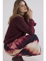 Tramontana Short-Sleeve Boucl Jumper 004580 Pomegranate