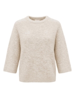 Tramontana Short-Sleeve Boucl Jumper 001351 Snow melange