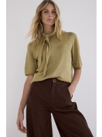 Tramontana Short-Sleeve Jumper Shawl 006008 Sprout