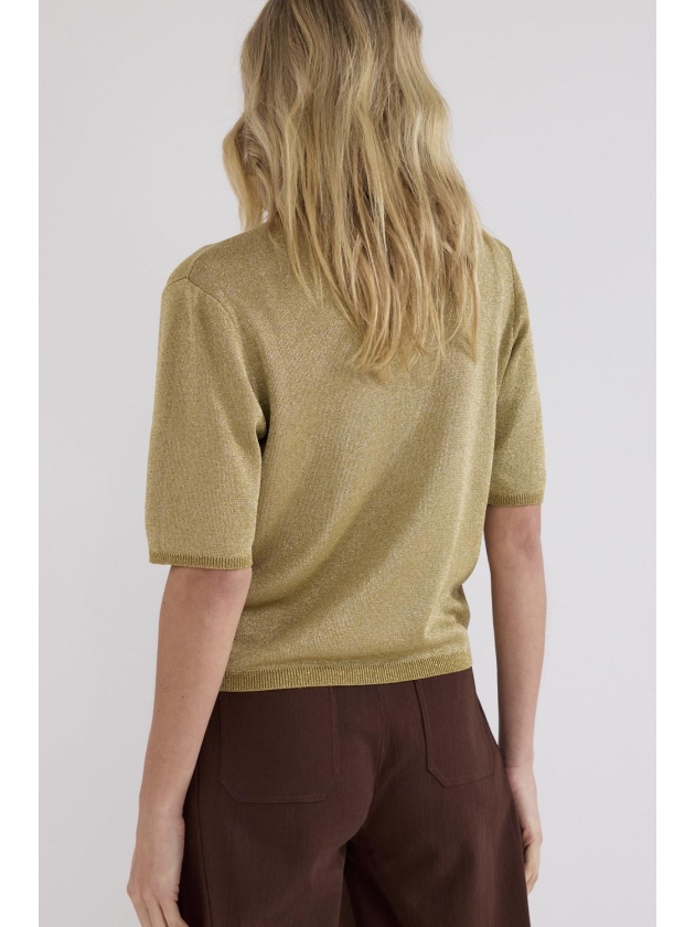 Tramontana Short-Sleeve Jumper Shawl 006008 Sprout
