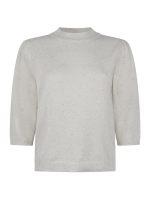 Tramontana Short-Sleeve Jumper Puffed 007041 Light grey melange