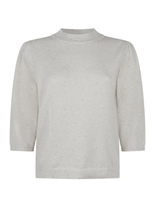 Tramontana Short-Sleeve Jumper Puffed 007041 Light grey melange