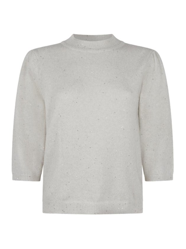 Tramontana Short-Sleeve Jumper Puffed 007041 Light grey melange