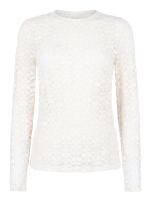 Tramontana Stretch Lace Top 001350 Snow