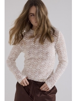 Tramontana Stretch Lace Top 001350 Snow