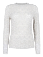 Tramontana Stretch Lace Top 007041 Light grey melange
