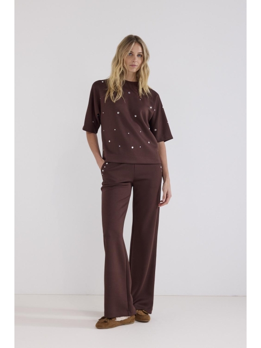 Tramontana Technical Sweat Trousers 002650 Chocolate
