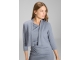 Swing Bolero Jacke aus Jersey Cloque 393 Ice blue
