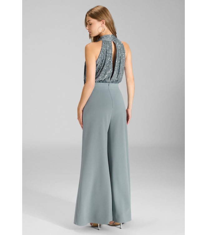 Swing ?rmelloser Jumpsuit mit Schluppenbl 393 Ice blue