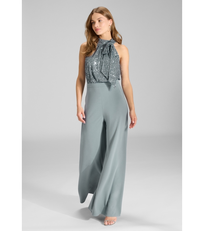 Swing ?rmelloser Jumpsuit mit Schluppenbl 393 Ice blue