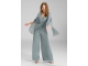 Swing Jumpsuit aus Crinkle Chiffon mit an 393 Ice blue