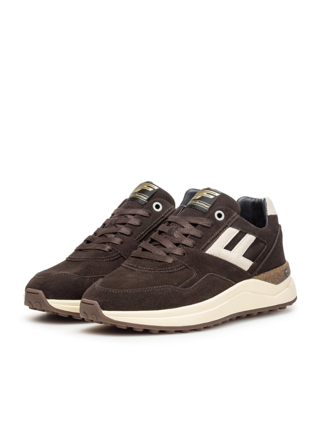 Floris van Bommel Floris Sport DarkBrown Suede Dark brown