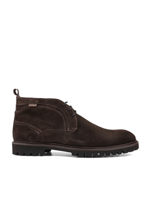 Floris van Bommel Floris Casual DarkBrown Suede oiled 2 Dark brown