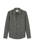 Dstrezzed Lino Golfball Overshirt 277 Walnut