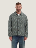 Dstrezzed Lino Golfball Overshirt 277 Walnut
