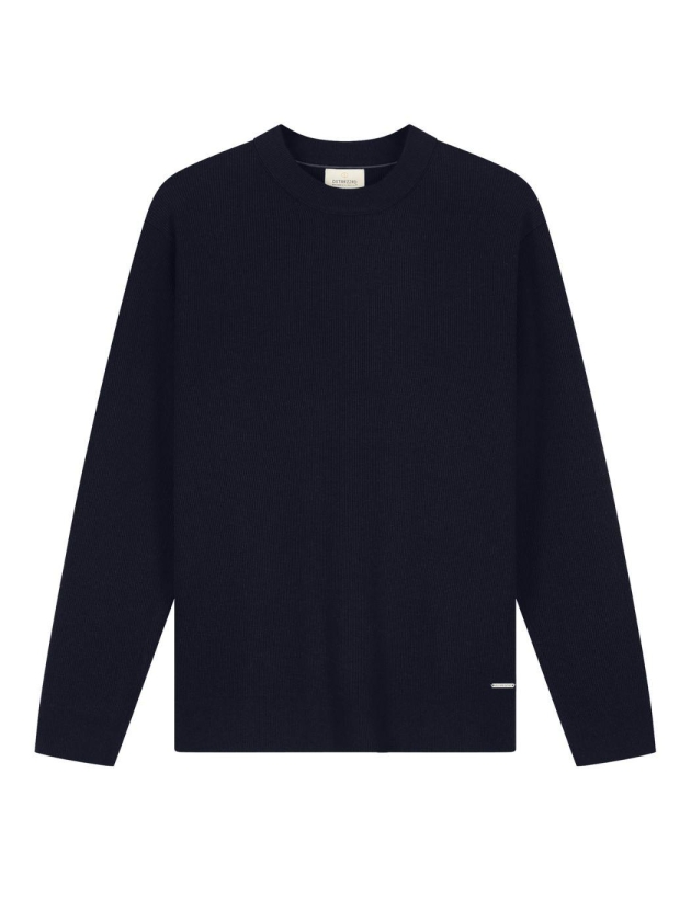 Dstrezzed Oscar Rib Mockneck 649 Dark navy