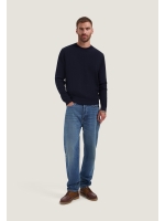 Dstrezzed Oscar Rib Mockneck 649 Dark navy