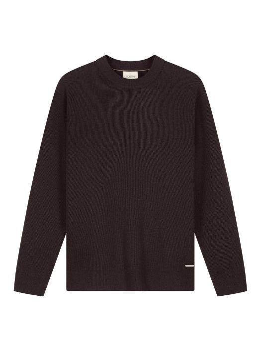 Dstrezzed Oscar Rib Mockneck 799 Dk brown