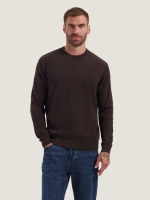 Dstrezzed Oscar Rib Mockneck 799 Dk brown
