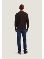 Dstrezzed Oscar Rib Mockneck 799 Dk brown