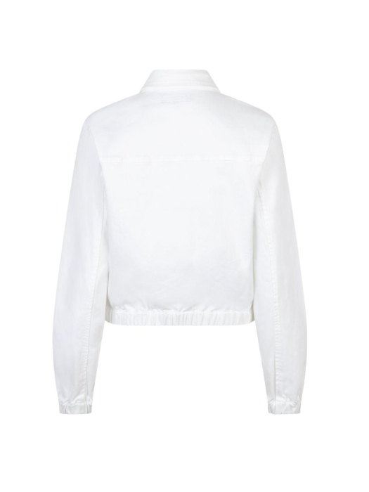 Red Button Juno Jacket White Denim 51 White