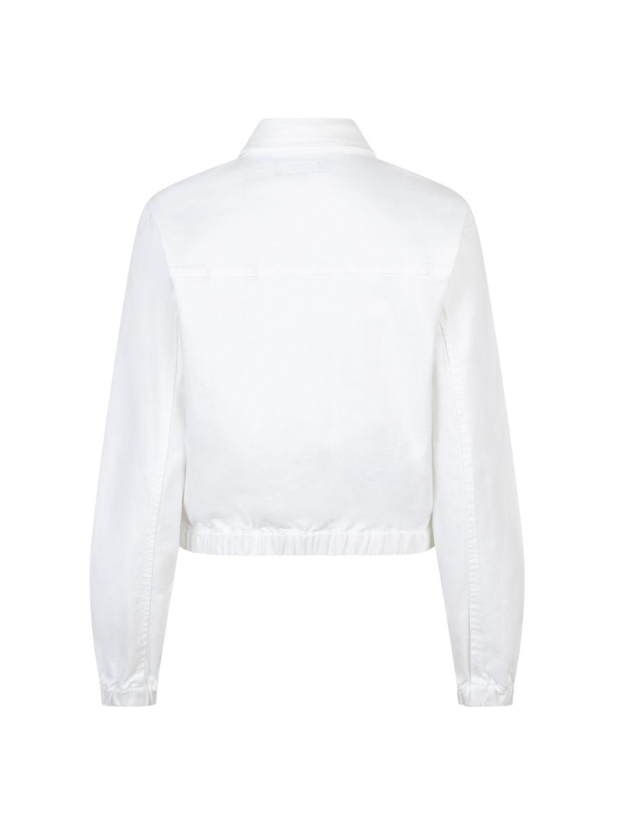 Red Button Juno Jacket White Denim 51 White