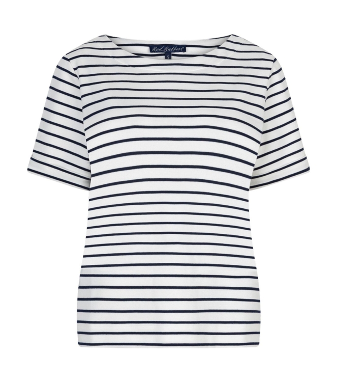 Red Button De Terry Stripe Short Sleeve is een 158 Dark blue