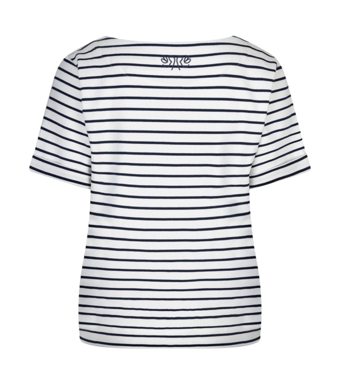 Red Button De Terry Stripe Short Sleeve is een 158 Dark blue