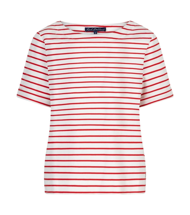 Red Button De Terry Stripe Short Sleeve is een 44 Red