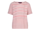 Red Button De Terry Stripe Short Sleeve is een 44 Red