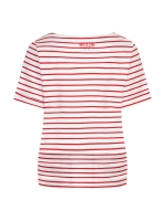 Red Button De Terry Stripe Short Sleeve is een 44 Red