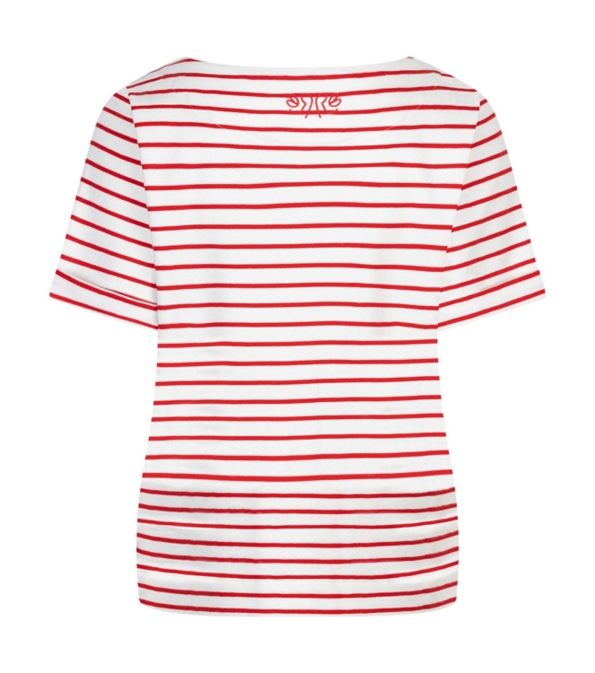 Red Button De Terry Stripe Short Sleeve is een 44 Red