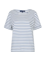 Red Button De Terry Stripe Short Sleeve is een 332 Jeans blue