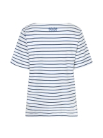 Red Button De Terry Stripe Short Sleeve is een 332 Jeans blue