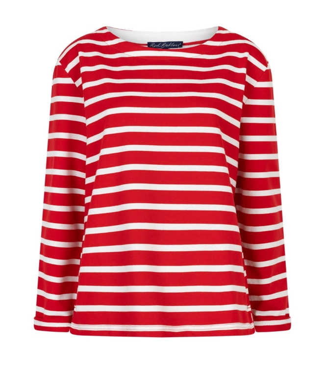 Red Button De Terry Stripe long sleeve is een 44 Red