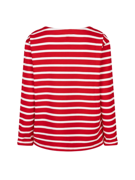 Red Button De Terry Stripe long sleeve is een 44 Red