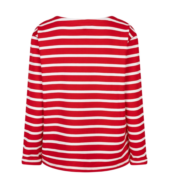 Red Button De Terry Stripe long sleeve is een 44 Red